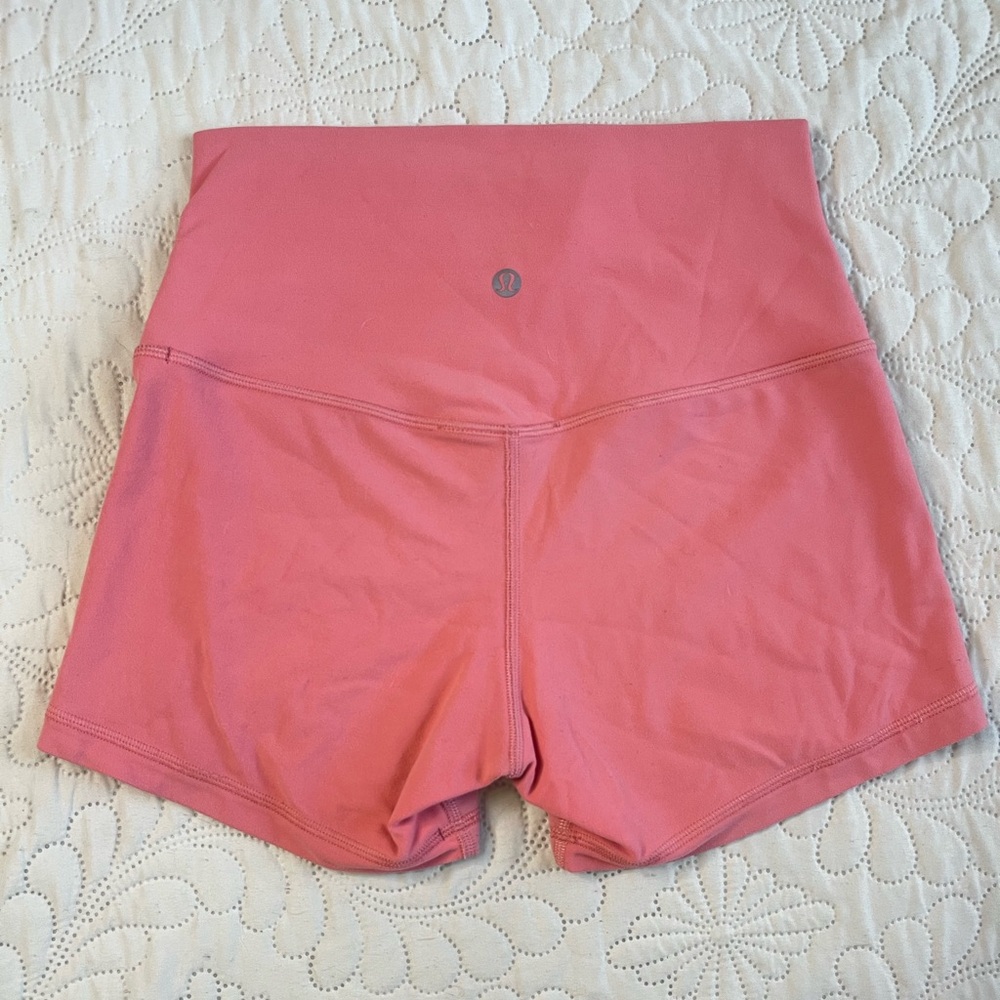 Lululemon Align Shorts Raspberry Cream Size 6
